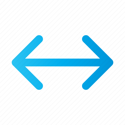Arrow, blue, left, right icon - Download on Iconfinder