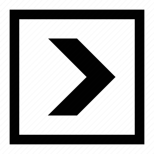 Arrow, chevron, fat, square icon - Download on Iconfinder
