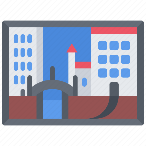 Picture, city, frame, art, artist, drawing icon - Download on Iconfinder