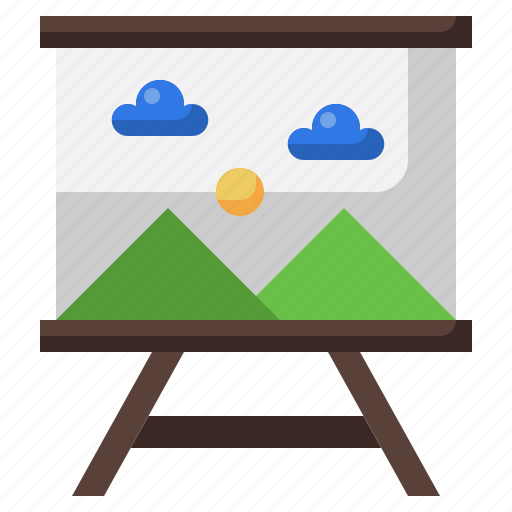 Artwork, art, edit, tools, canvas, landscape icon - Download on Iconfinder