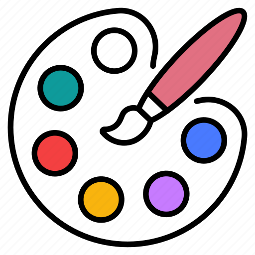 Palette, colorful, paint icon - Download on Iconfinder