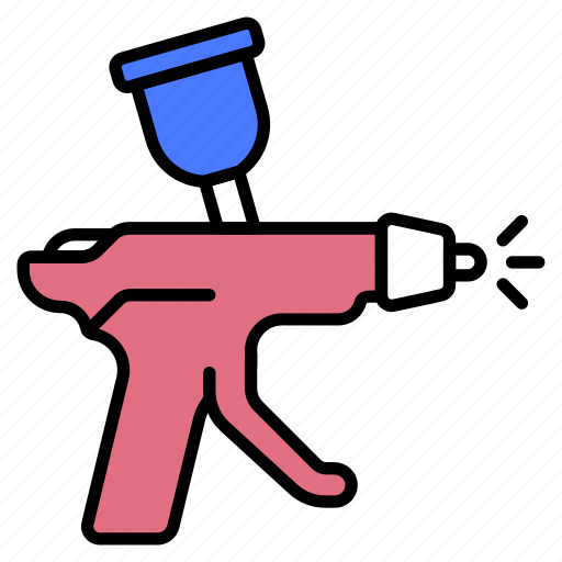 Industry, paint, repair, gun icon - Download on Iconfinder
