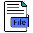 format, file, folder, label