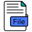format, file, folder, label 