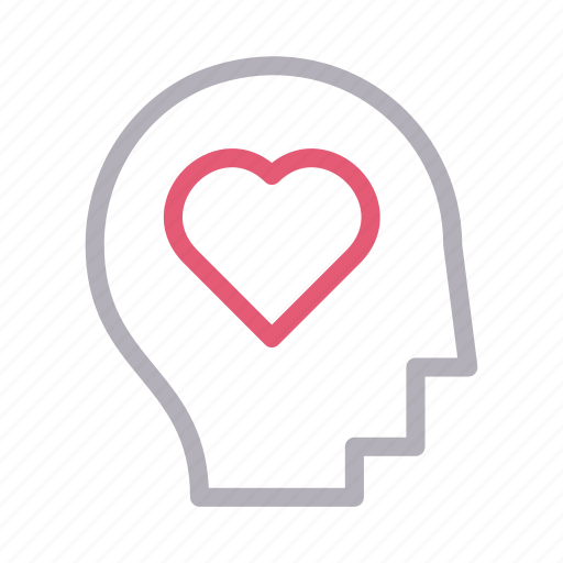Favorite, head, heart, like, mind icon - Download on Iconfinder