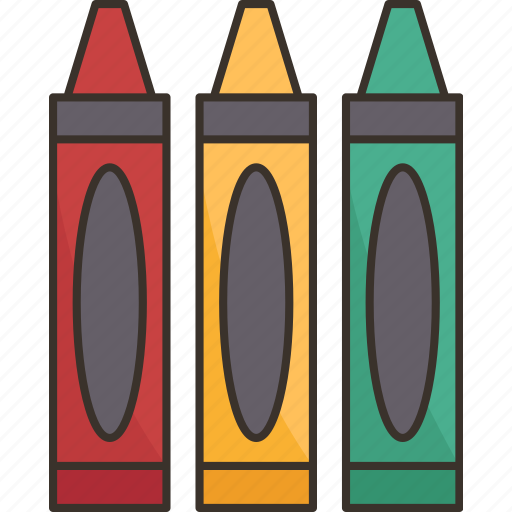 Crayon, color, drawing, paint, supplies icon - Download on Iconfinder