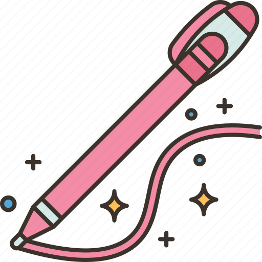 Glitter, pens, sparkle, sticky, crafts icon - Download on Iconfinder