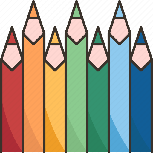 Pencils, color, crayon, drawing, design icon - Download on Iconfinder