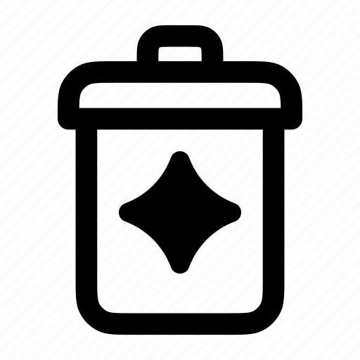 Trash, ai, smart trash, recycleing, remove, rubbish, ai trash icon - Download on Iconfinder
