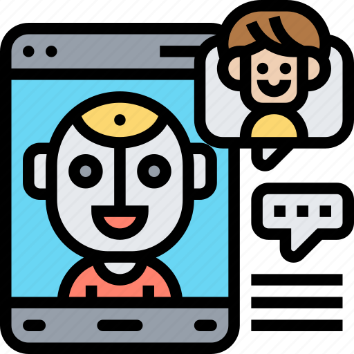 Chatbot, assistant, communication, intelligence, service icon - Download on Iconfinder