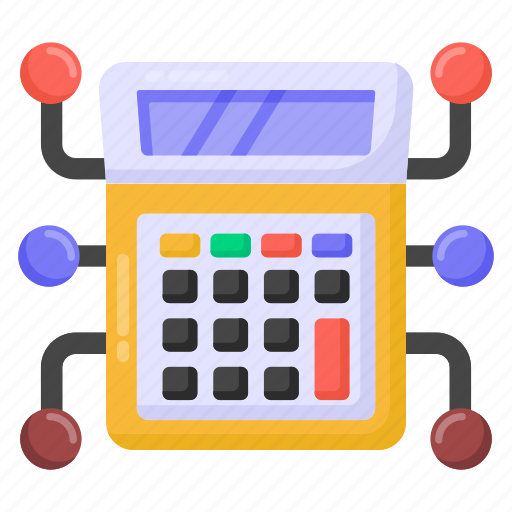 Ai calculation, calculator, accounting, artificial calculator, cruncher icon - Download on Iconfinder