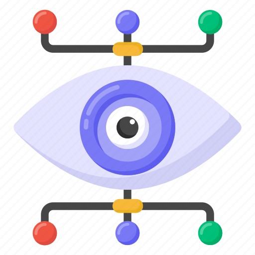 Mechanical eye, cyber eye, cybersecurity, cyber monitoring, ai eye icon - Download on Iconfinder