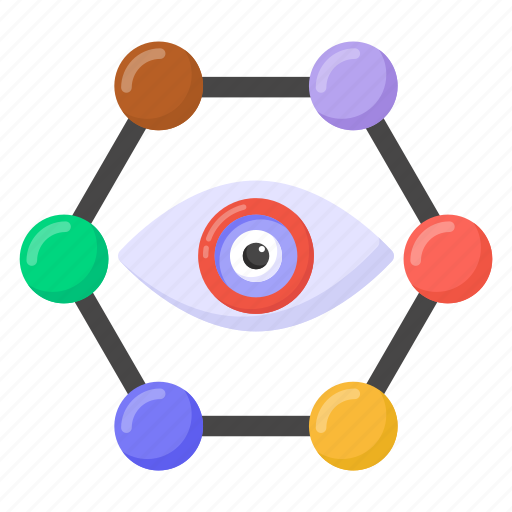 Ai monitoring, network monitoring, network vision, artificial eye, ai eye icon - Download on Iconfinder