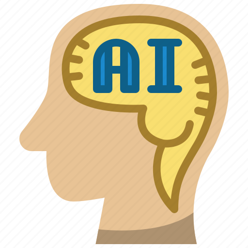 Ai, head, artificial, intelligence, brain, learning, future icon - Download on Iconfinder