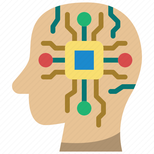 Chip, head, artificial, intelligence, ai, robotic, memory icon - Download on Iconfinder
