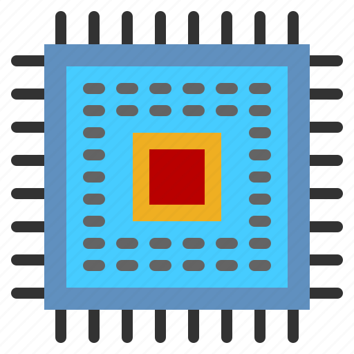 Cpu, processor, chip set, artificial intelligence, hardware icon - Download on Iconfinder