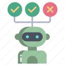 robot, decision