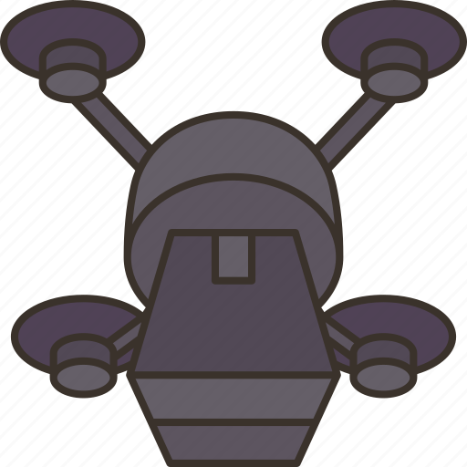Drone, delivery, propeller, aircraft, shipping icon - Download on Iconfinder