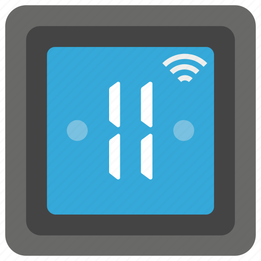 Air conditioning, heat controller, learning thermostat, smart thermostat, temperature controller icon - Download on Iconfinder
