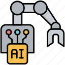 artificial, intelligence, robotic, arm, autonomous, knowledge, bot, brain, technology
