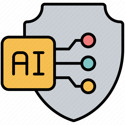 Artificial, intelligence, security, shield, protect, secure, protection icon - Download on Iconfinder