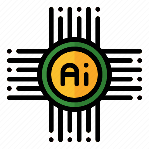 Artificial, chip, core, intelligence, processor, robotic, technology icon - Download on Iconfinder