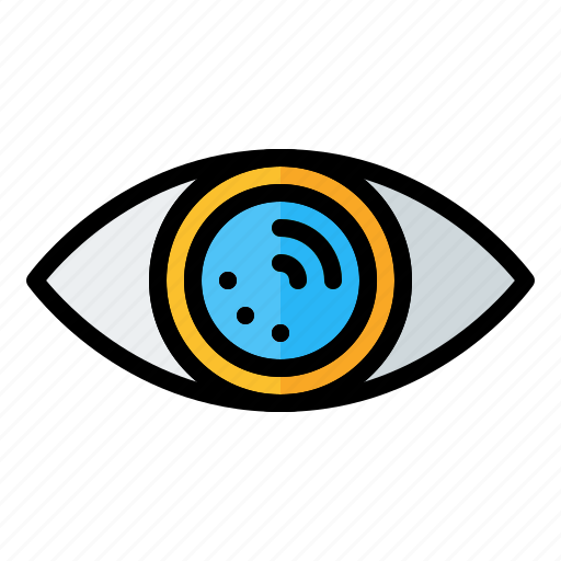 Artificial, eye, intelligence, robotic, signal, technology icon - Download on Iconfinder