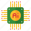 artificial, chip, core, intelligence, processor, robotic, technology 
