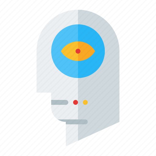Artificial, cyborg, eye, intelligence, robotic, see, technology icon - Download on Iconfinder