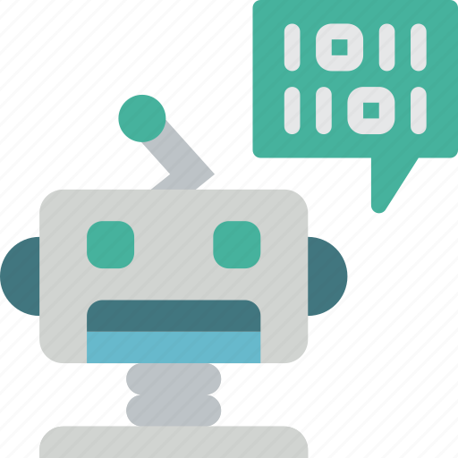 Artificial, binary, bot, intelligence, machine, robot icon - Download on Iconfinder