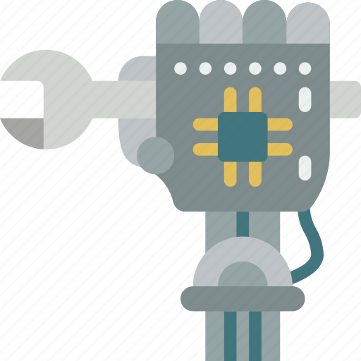Artificial, bot, intelligence, machine, repair, robot icon - Download on Iconfinder