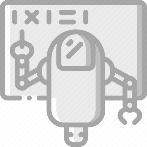 Artificial, bot, intelligence, machine, robot, teaching icon - Download on Iconfinder