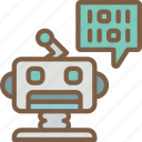 artificial, binary, bot, intelligence, machine, robot 
