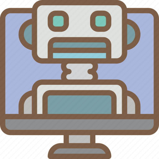 Artificial, assistant, computer, intelligence, machine, robot icon - Download on Iconfinder