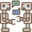 artificial, bot, conversation, intelligence, machine, robot 