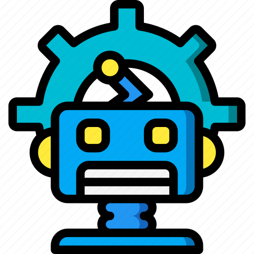 Artificial, bot, intelligence, machine, options, robot icon - Download on Iconfinder
