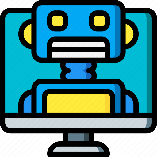 Artificial, assistant, computer, intelligence, machine, robot icon - Download on Iconfinder