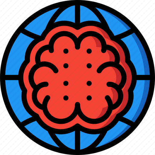 Artificial, brain, intelligence, machine, network, robot icon - Download on Iconfinder