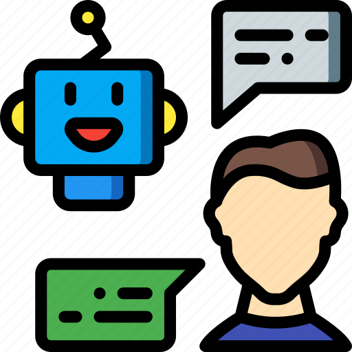 Artificial, bot, chat, conversation, intelligence, machine, robot icon - Download on Iconfinder