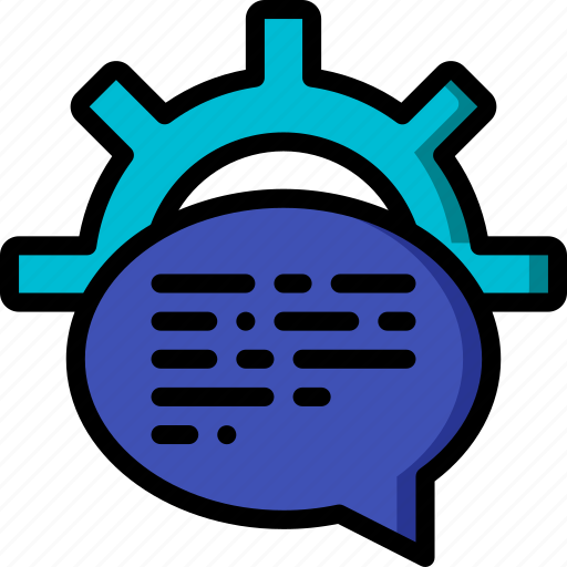 Artificial, intelligence, machine, processing, robot, speech icon - Download on Iconfinder