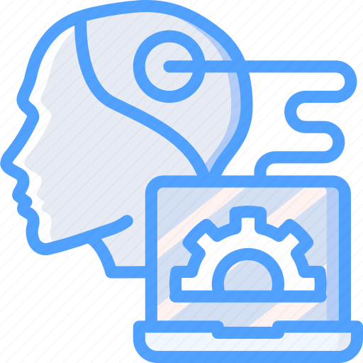Artificial, intelligence, machine, process, robot, thought icon - Download on Iconfinder