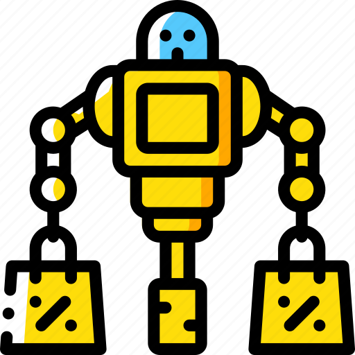 Artificial, assistant, bot, intelligence, machine, robot, shopping icon - Download on Iconfinder