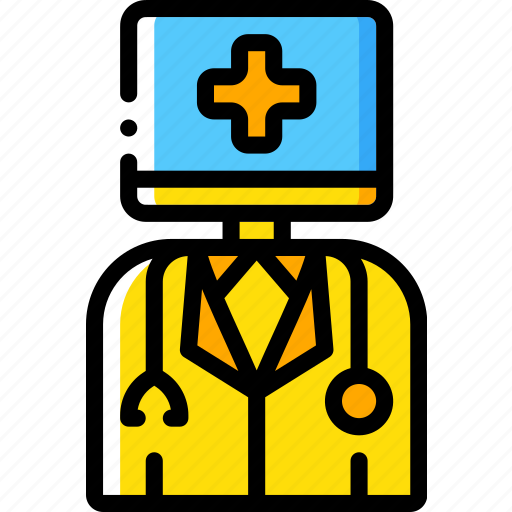 Artificial, bot, doctor, intelligence, machine, robot icon - Download on Iconfinder