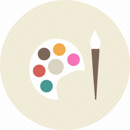 Art, brush, draw, paint, painter, palette, tool icon - Download on Iconfinder