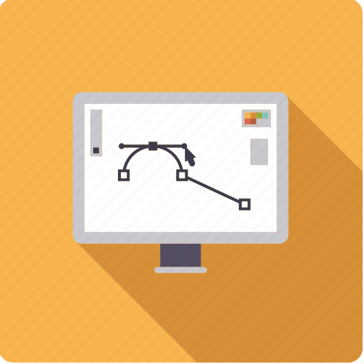 Design, display, monitor, screen, vector graphics icon - Download on Iconfinder
