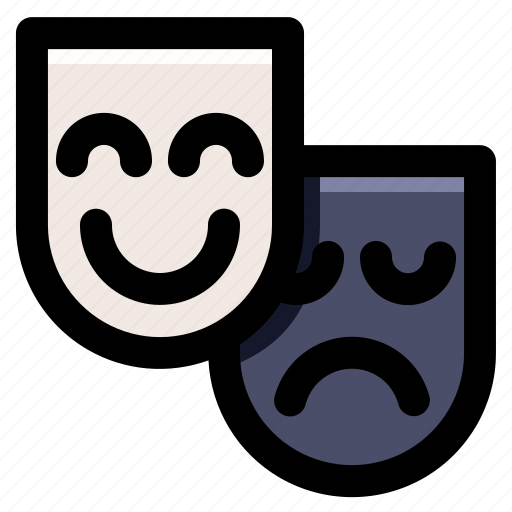 Acting, character, drama, happy, kind, mask, theater icon - Download on Iconfinder