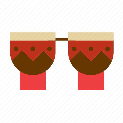 Art, arts, bongos, drums, instrument, music, musical icon - Download on Iconfinder