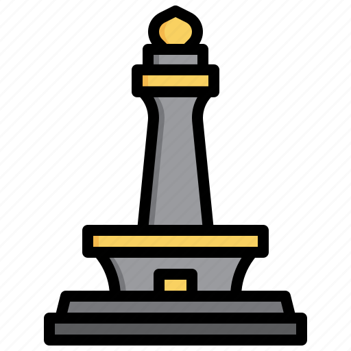 Jakarta, national, monument, indonesia, architecture, city, monas icon - Download on Iconfinder