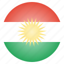 flag, kurdish, kurdistan, kurd