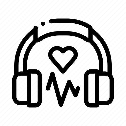 Asmr, autonomous, heart, influence, music, phenomenon, sound icon - Download on Iconfinder